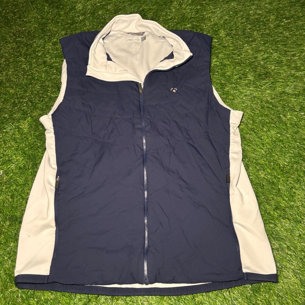 KJUS Men Release Vest MG40-H02 Bluejack National Golf Navy Gray XL